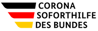 Logo: Corona Soforthilfe des Bundes